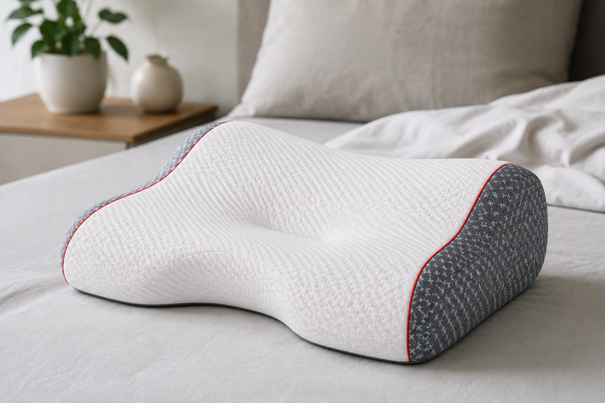 Almohada de apoyo cervical viscoelástica
